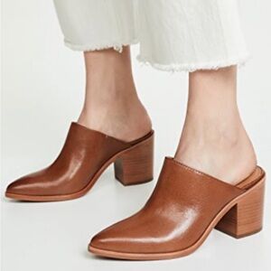 Frye Flynn Mules in Cognac Brown Size 8